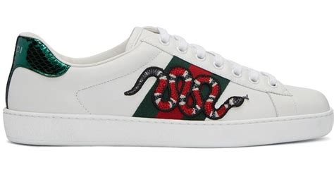 gucci snake sneakers real vs fake|gucci snake sneakers men.